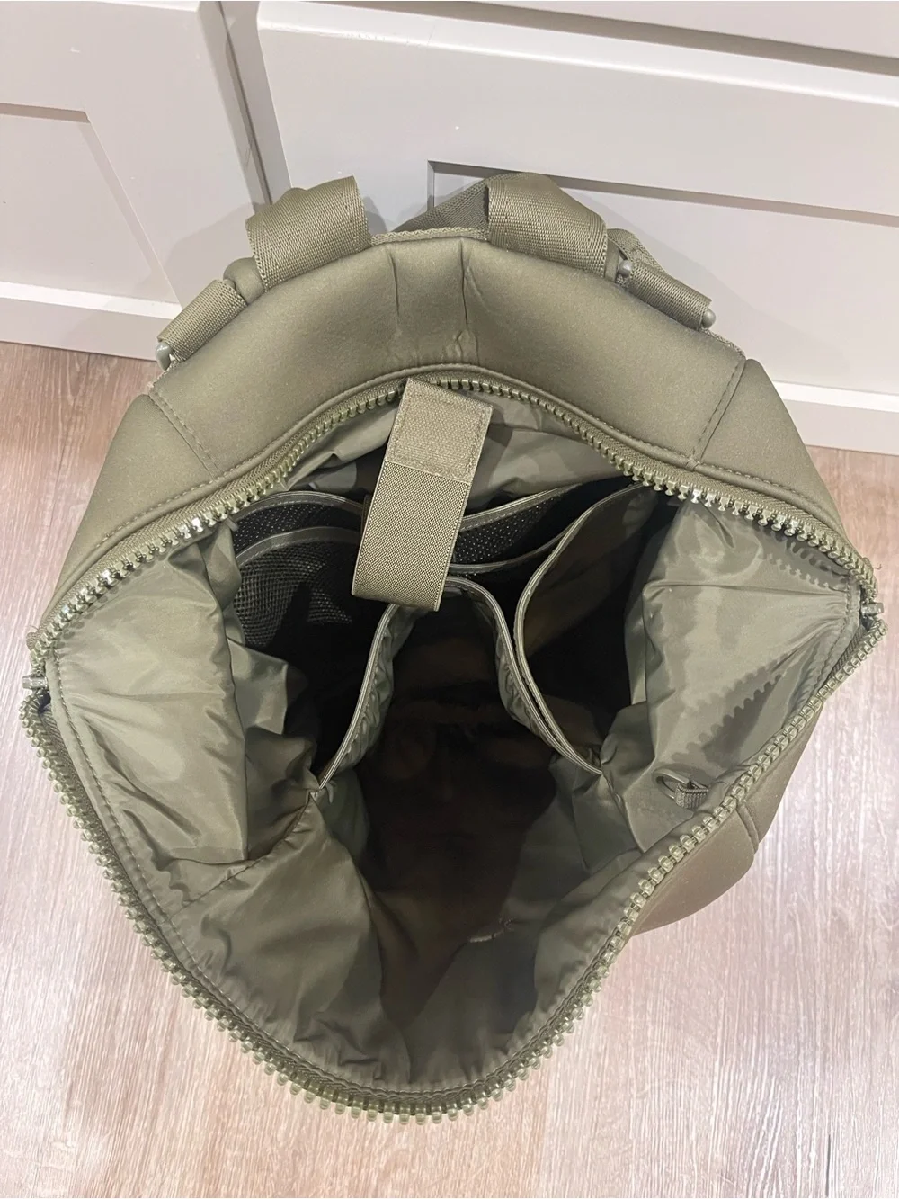 Dagne Dover Olive Green Baby Bag Backpack